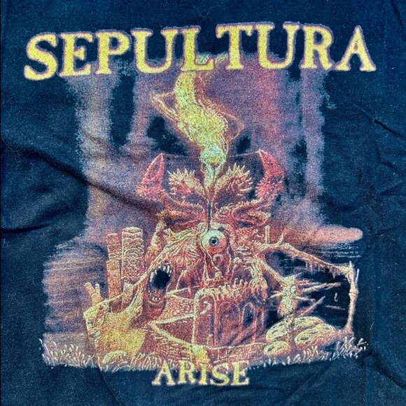 Black Sepultura ARISE t-shirt - Picture 2 of 10